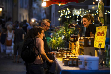 Marché nocturne de Lasalle Sam Bié